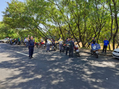 Em operação conjunta, Prefeitura e PM fiscalizam 46 motos na avenida Jaime Pereira